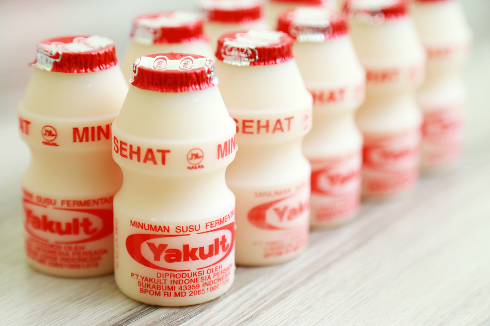 Yakult the Lactobacillus Yogurt on the table(Dhodi Syailendra)S