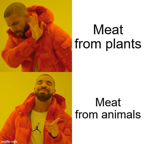 meat from plant meme