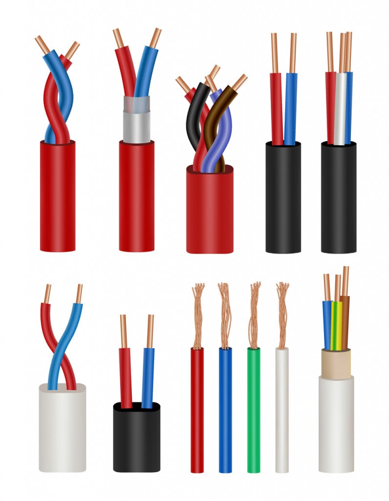 Electric connection wires