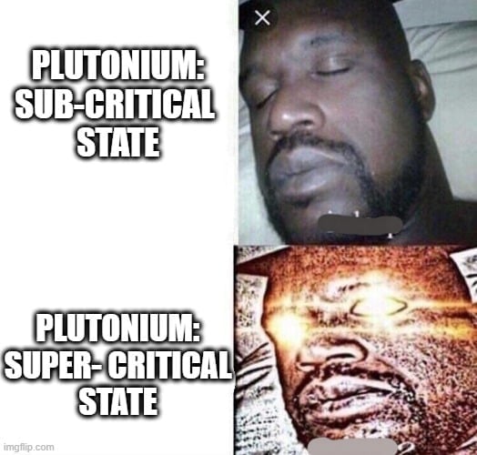 plutonium: Sub - Critical State
