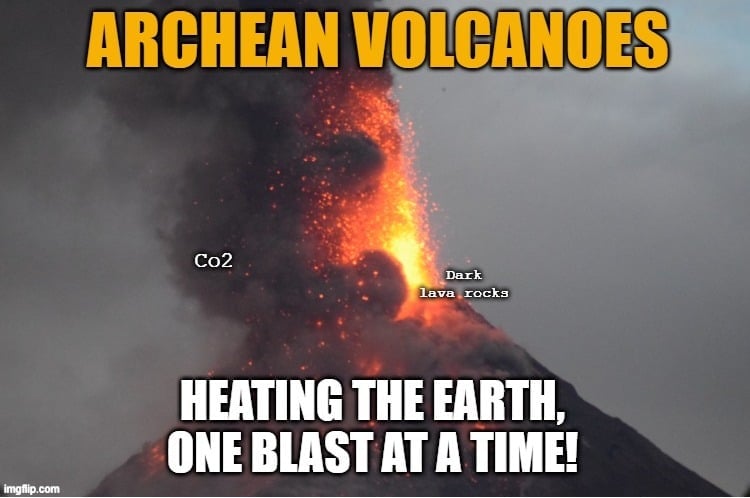 archean volcanoes meme