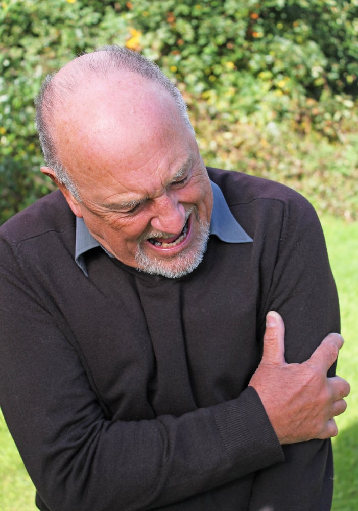 Senior,Man,With,Severe,Pain,In,His,Left,Arm