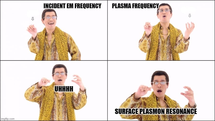 INCIDENT EM FREQUENCY PLASMA FREQUENCY meme