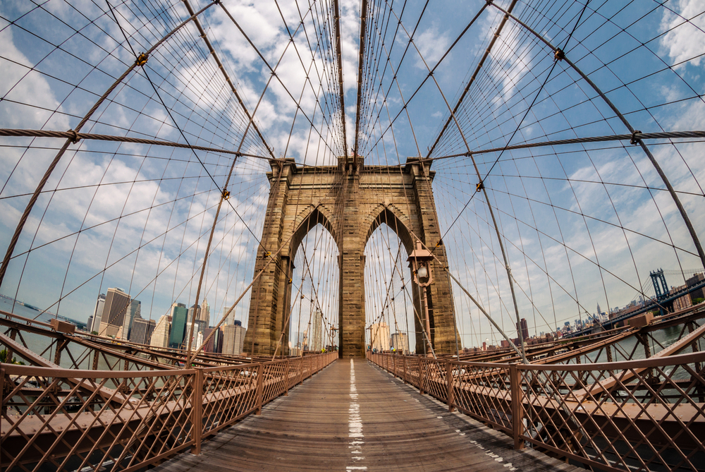 Brooklyn,Bridge,And,New,York,City,In,The,Background,From