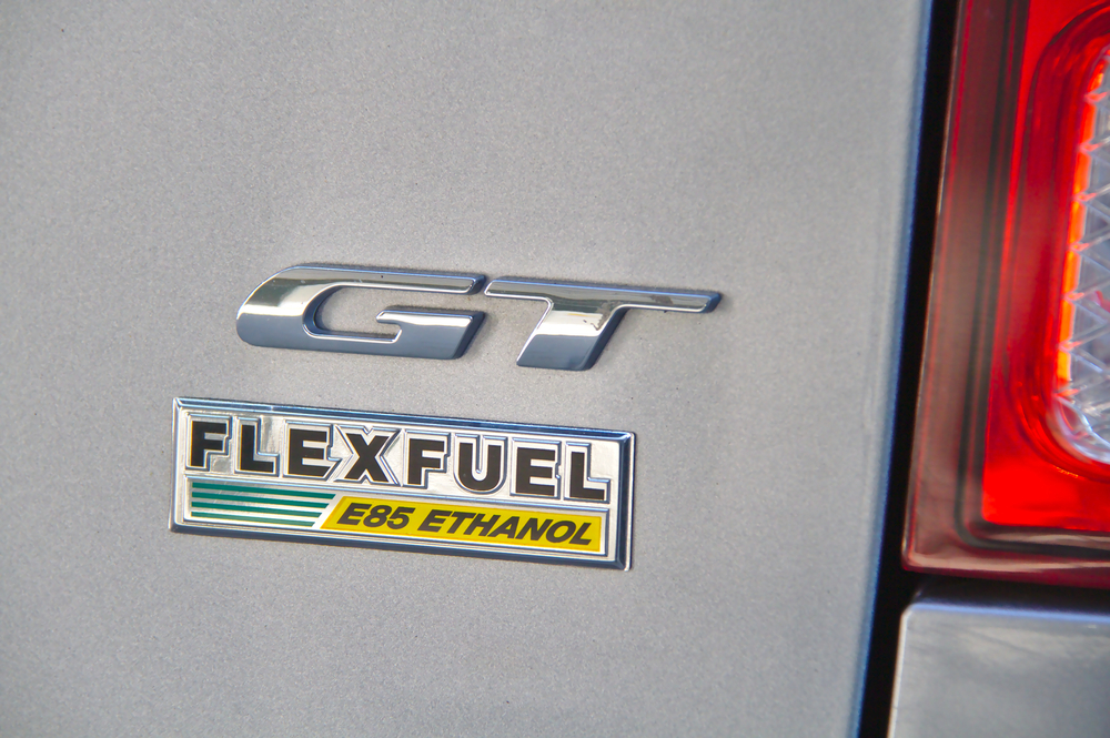 Gt,,Flexfuel,E85,Ethanon,Written,On,The,Rear,Hatch,Of