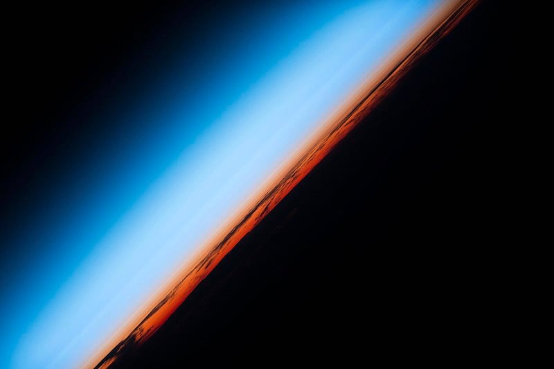Night falls for the Expedition 46 crew of the International Space Station. Original from NASA. Digitally enhanced by rawpixel.