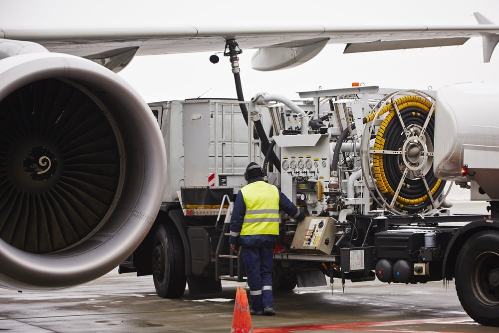 Refueling,Of,The,Aircraft,At,The,Airport.