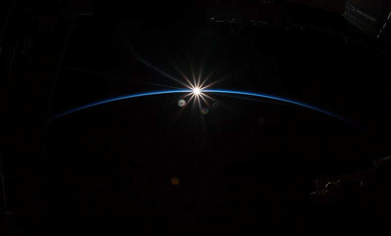 Sunrise from ISS