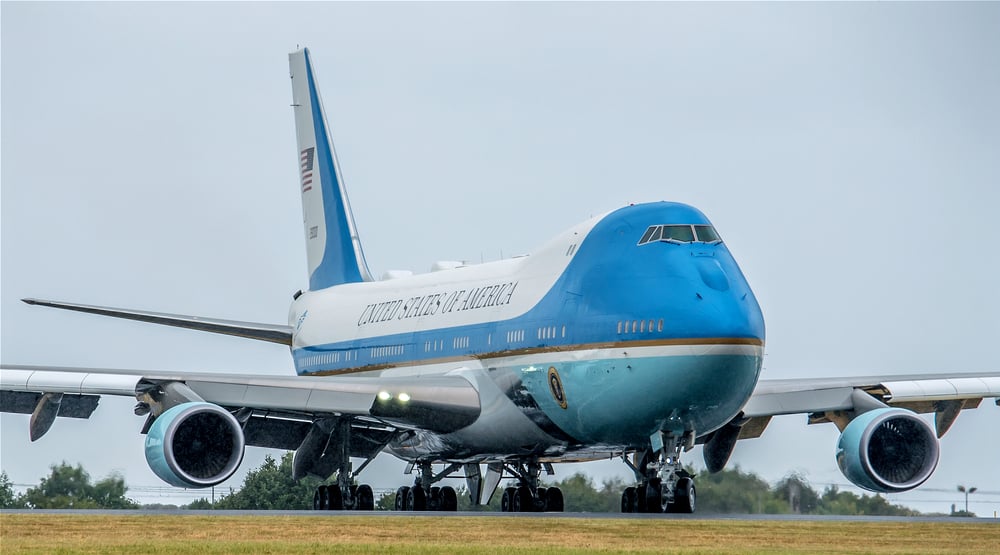 Prestwick,,Scotland,15th,July,2018.,President,Trump,And,First,Lady