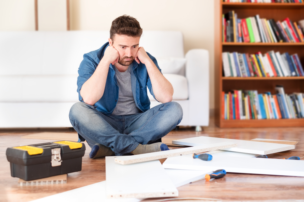 Man,Portrait,And,Do,It,Yourself,Furniture,Assembly