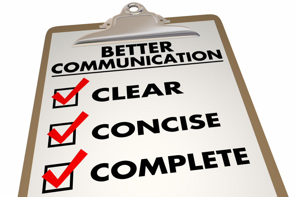 Better Communication Checklist Clear Concise 3d Illustration