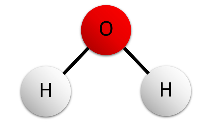 Water Molecule Ball and Stick