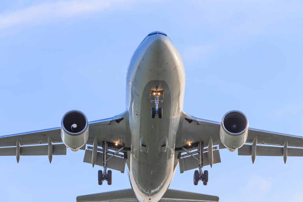 Airplane,Is,Landing,On,The,Airport,,Suvarnabhumi,Airport,,Thailand