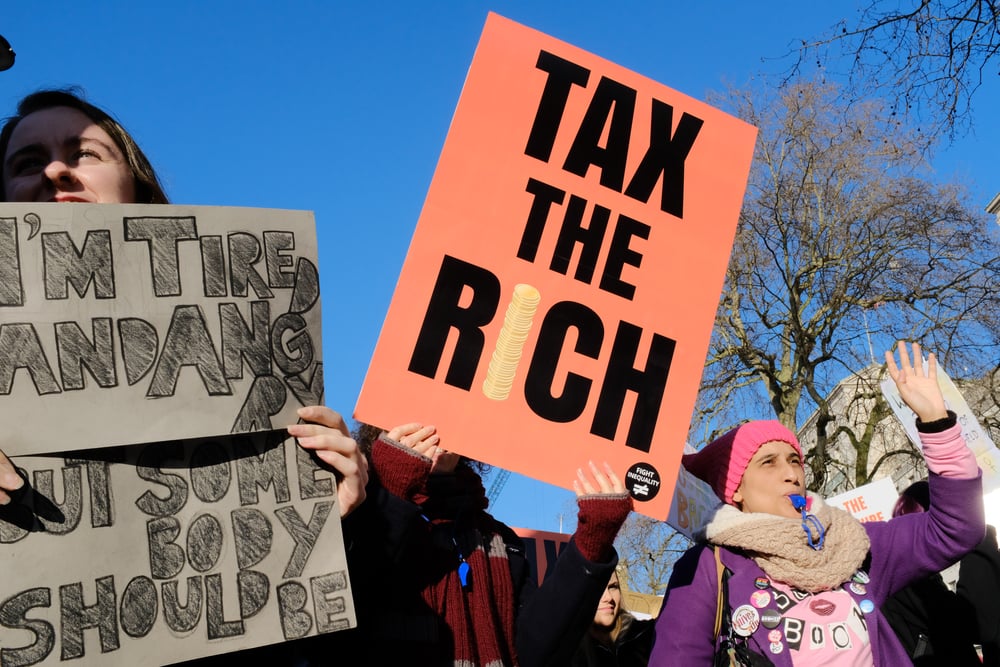 London,-,January,18,,2020:,Protesters,Stand,On,Whitehall,In