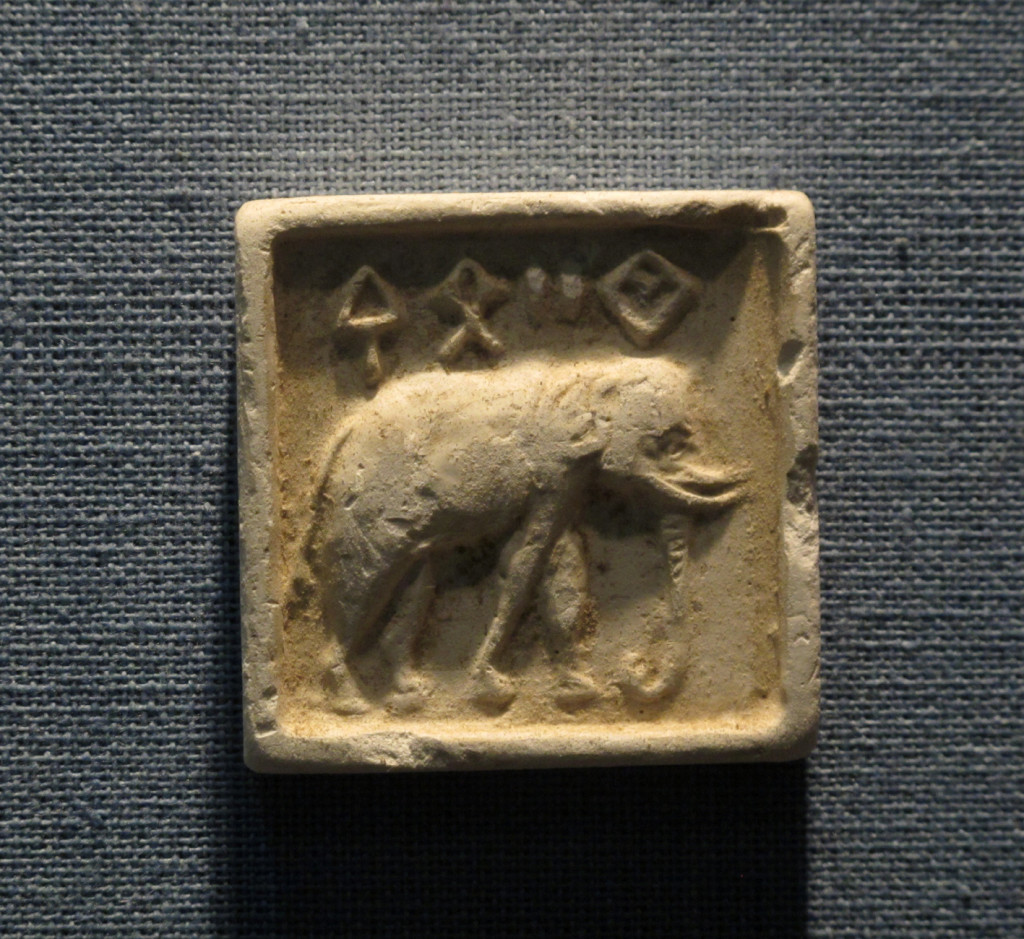 Elephant._Mold_of_Seal,_Indus_valley_civilization
