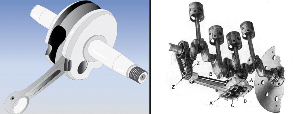 The use of heavy weights and counterbalance shafts is important for reducing the effect of unbalanced forces