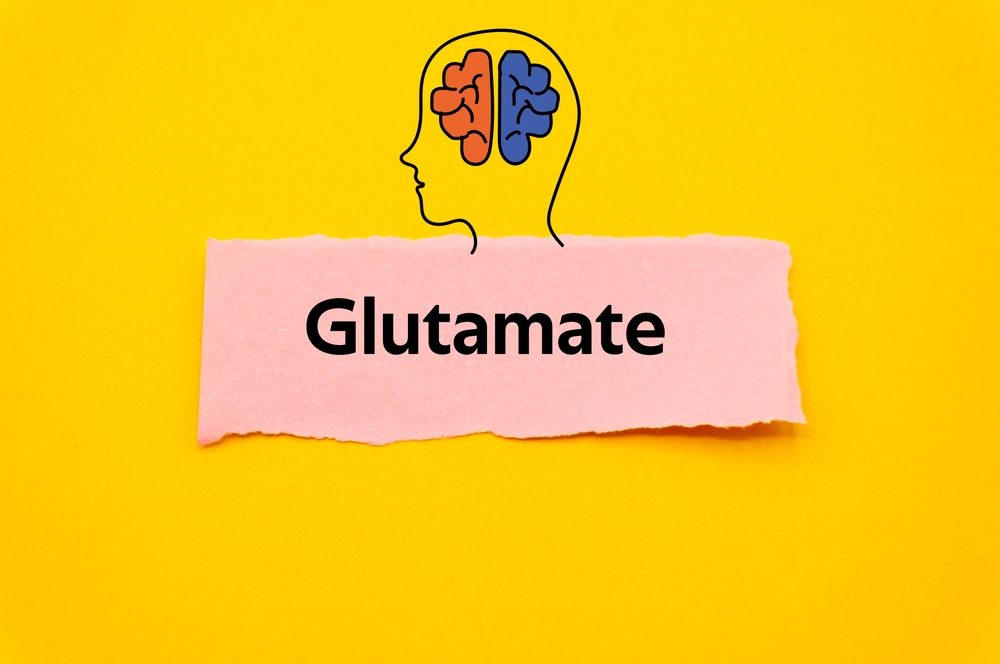 Glutamate.the,Word,Is,Written,On,A,Slip,Of,Colored,Paper.