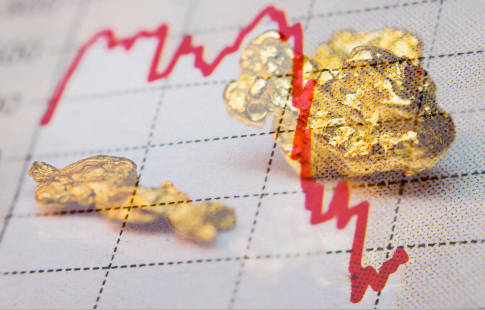 Gold,Nuggets,And,Stock,Market,Graph