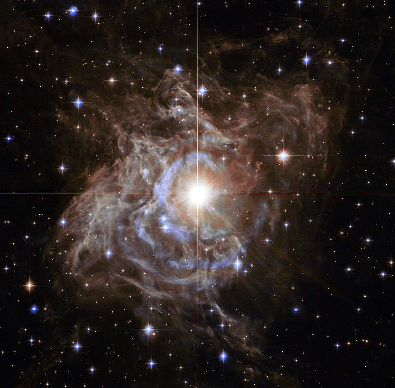 Hubble image of variable star RS Puppis