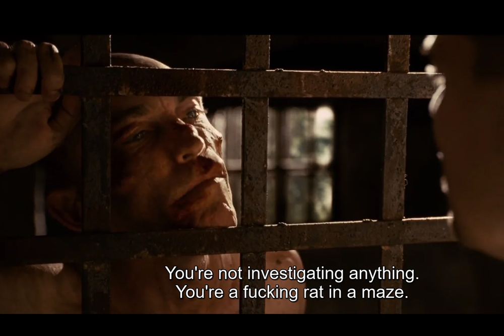 you are a fucking rat in maze