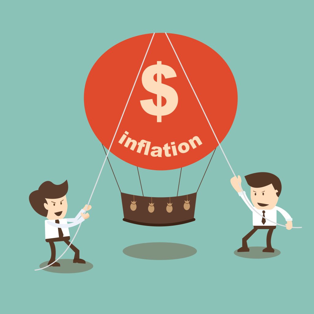 Businessman stabilize inflation