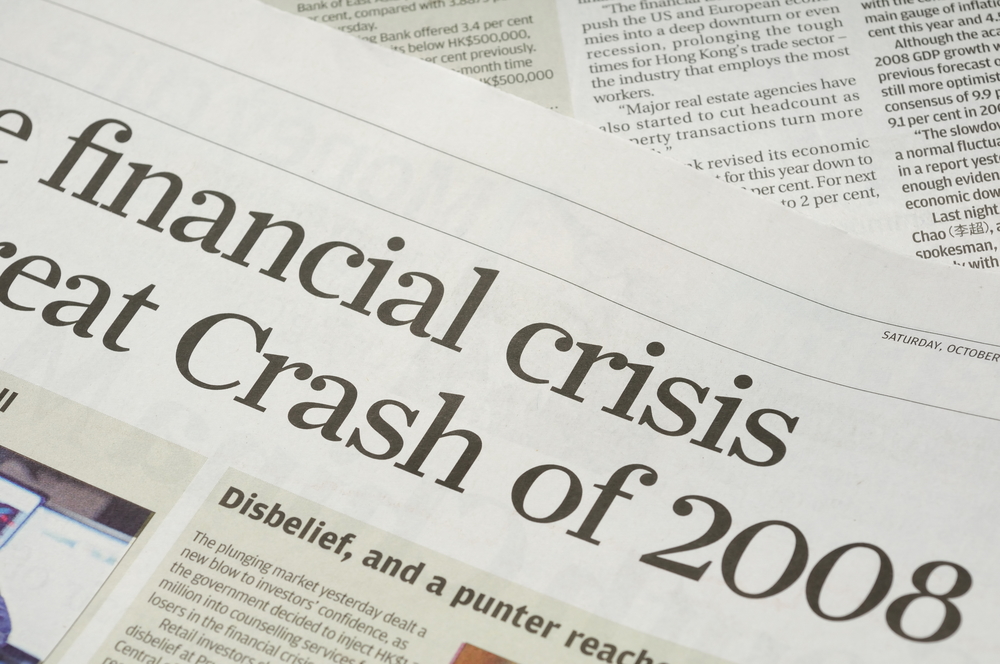 Newspaper,Headlines,-,Financial,Crisis,On,2008
