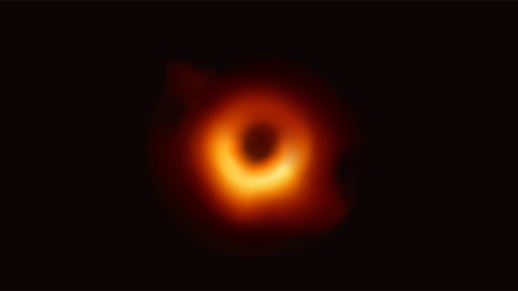 The Black Hole is in The Center of Galaxy m87
